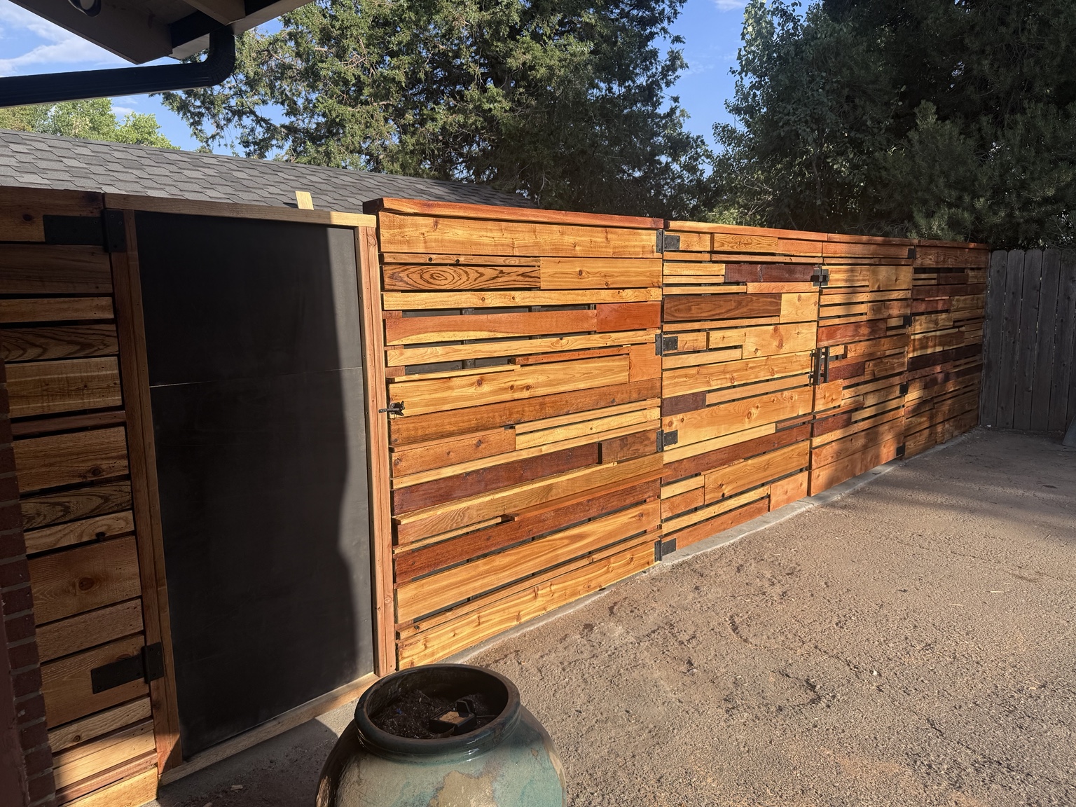 Custom cedar privacy gate
