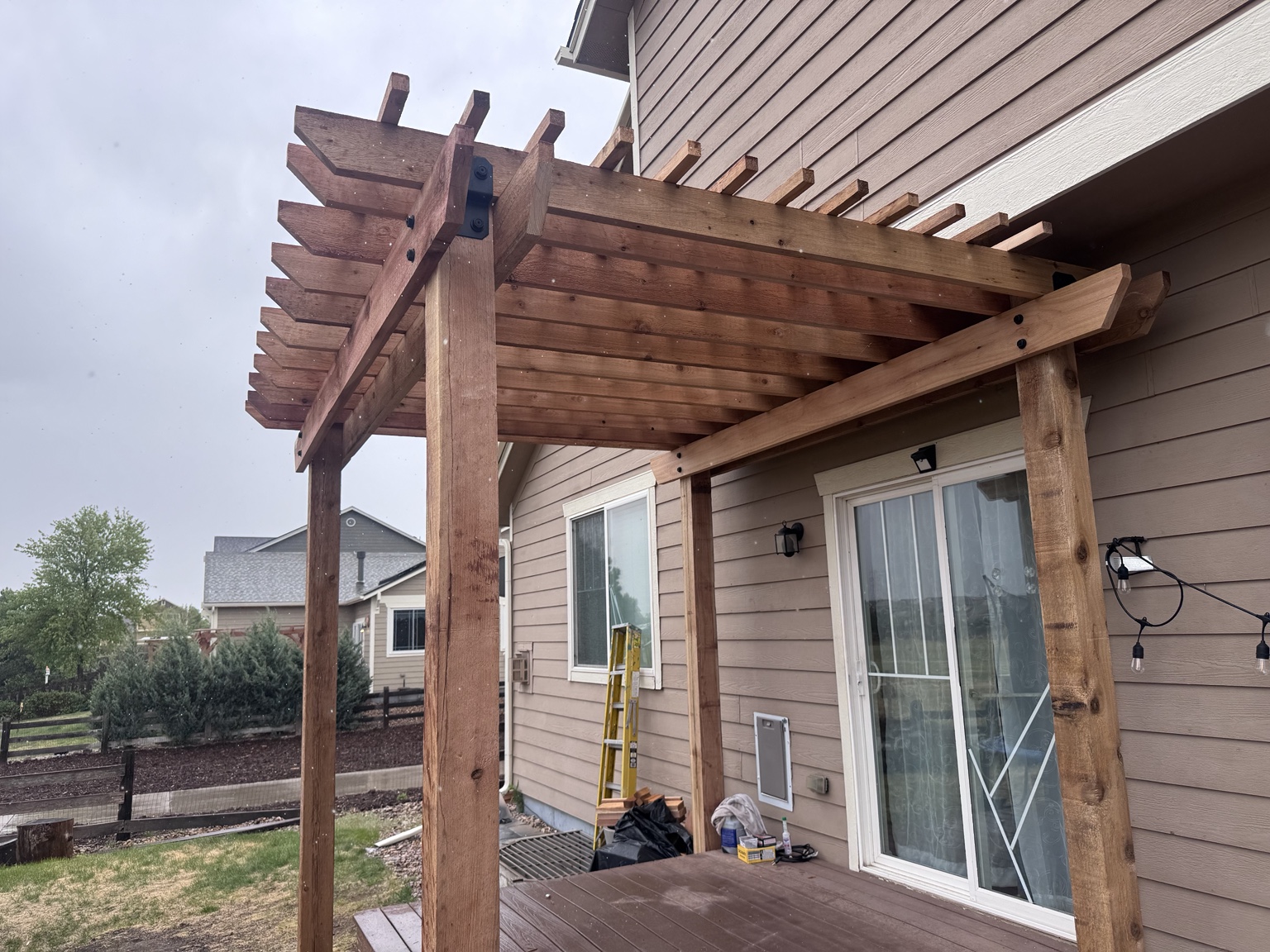 Custom pergola project